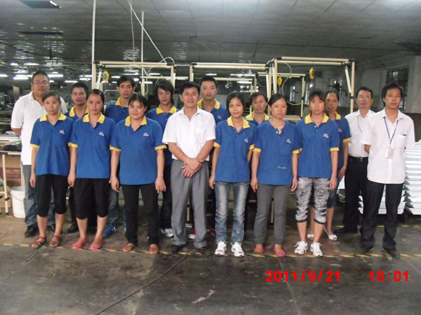共聚一堂齊賀信華電器第一條樣板單元線產(chǎn)能達(dá)標(biāo)